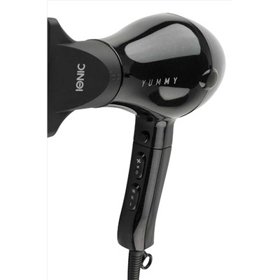Dewal Beauty Фен для волос / Yummy Aqua HD1000-Black, 2000 Вт, черный KRISTALLER, 1108483