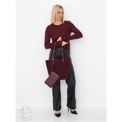 Сумка женская кожаная 2403YF angola red  Polina&Eiterou