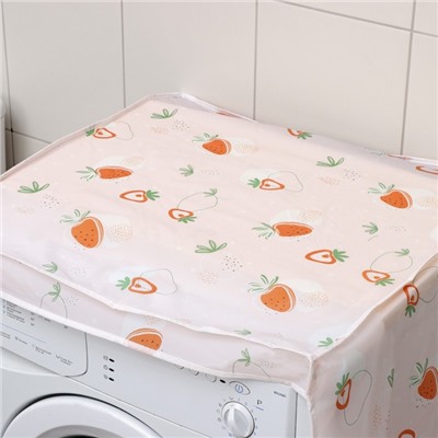 Чехол для стиральной машины с горизонтальной загрузкой Доляна, 58×62×85 см, ЭВА, МИКС
