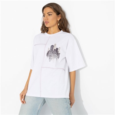 Футболка с акцентными швами, Идеальная гармония (модная)