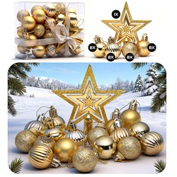 Набор новогодних украшений "Золотое время"