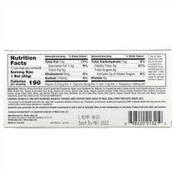 California Gold Nutrition, Foods, жевательные батончики-мюсли с клюквой и миндалем, 12 батончиков весом 1,4 унции (40 г) каждый