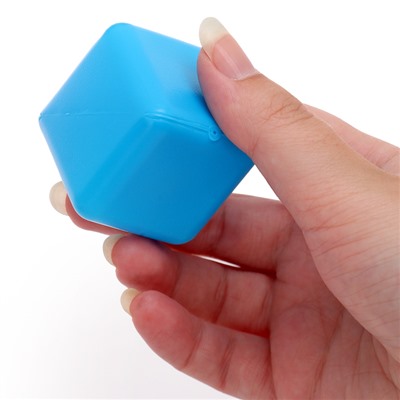 Кубики детские, пластиковые, цветные, 20 штук, 4 × 4 см