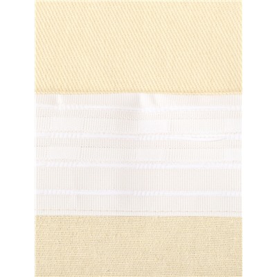 Шторы для кухни с подхватами «Этель» Home, 150×180 см, комплект - 2 шт., молочные