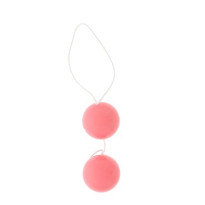 Розовые вагинальные шарики Vibratone DUO-BALLS