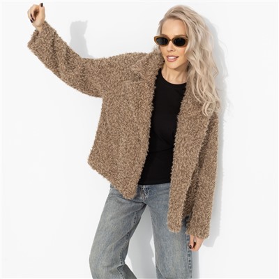 Полупальто из экомеха, Слишком заметна (oversize, 50-56)