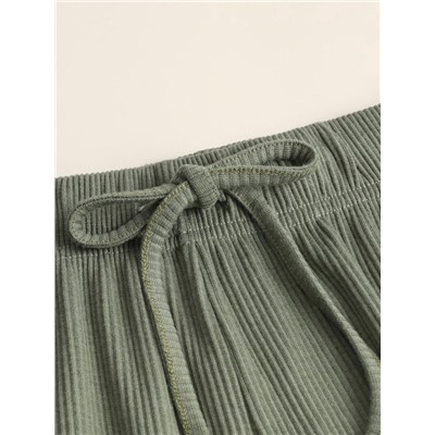 Брюки домашние женские SL HOME Soft Home, размер 44-46, цвет оливковый