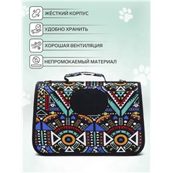 Сумка - переноска для животных «Иллюзия», размер S, 37.5×17×22 см