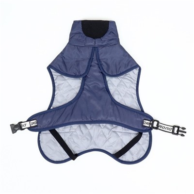 Попона для больших собак, мембранная ткань, размер 3XL (ДС 51, ОШ 50, ОГ 67-75 см), синяя