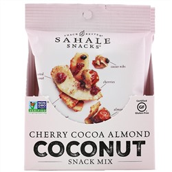 Sahale Snacks, Смесь снеков, вишня, какао, миндаль и кокос, 7 пакетиков по 42,5 г (1,5 унции)