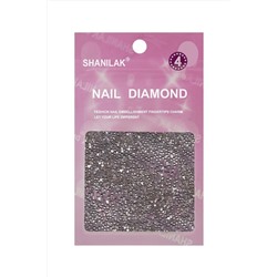 Nail Art Стразы для ногтей №4, серебристый KRISTALLER, 1107746