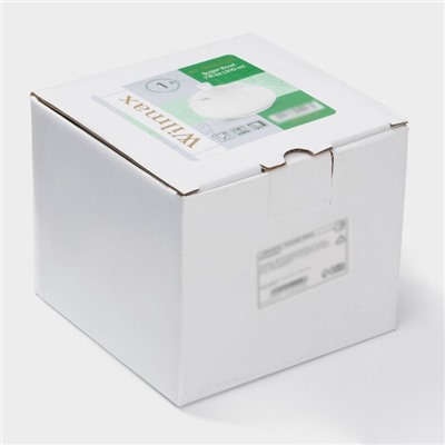 Сахарница с крышкой Wilmax, 210 мл, фарфор, белая