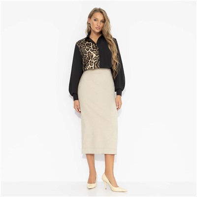 Рубашка из атласа и шёлка, Лабиринт обещаний (леопард)