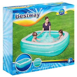 Бассейн надувной, 200×146×48 см, от 6 лет, 54005 Bestway