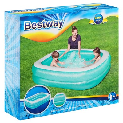 Бассейн надувной, 200×146×48 см, от 6 лет, 54005 Bestway
