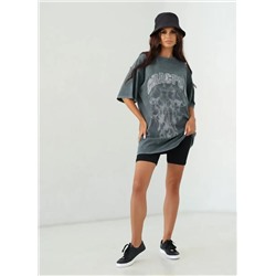 Женская футболка оверсайз с принтом CRACPOT