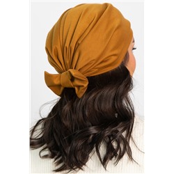 Чалма с бантом (горчичная) ЧБ3-23М