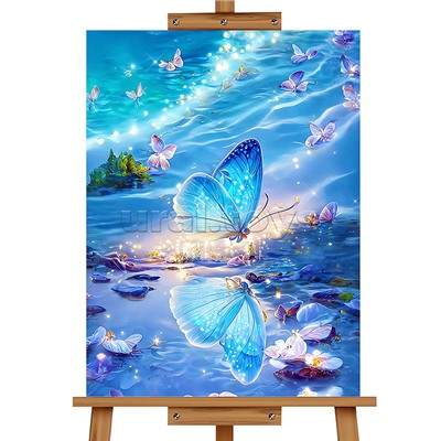 Мозаика алмазная "Бабочка" 30*40см