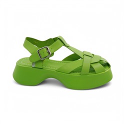Босоножки А16-6 зеленые