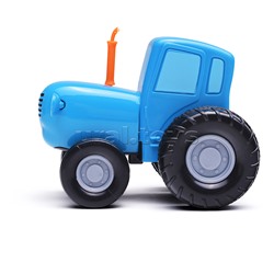Машина металл "Синий трактор" с автоперевозчиком 7,5 см, синий
