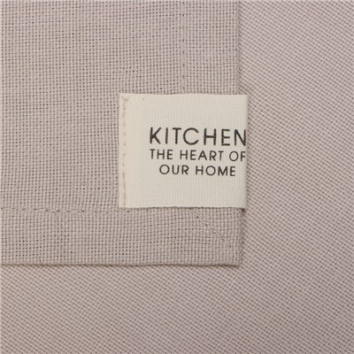 Скатерть «Этель» Calm, 110×146 см, 100% хлопок, рогожка 186 г/м²