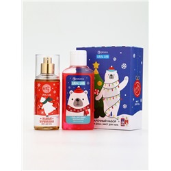 Подарочный набор новогодний «Медвежонок», гель для душа 100 мл и мист для тела, URAL LAB