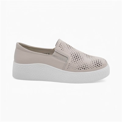 Женские летние туфли А5326 бежевые