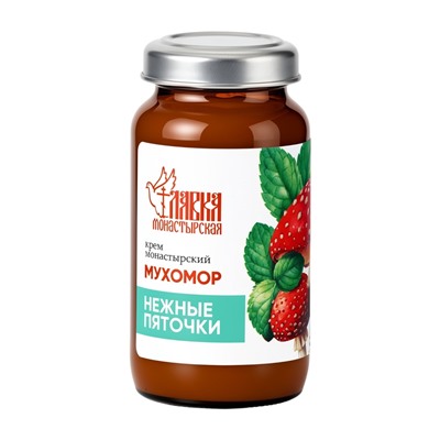 Крем-воск монастырский мухомор, нежные пяточки «Монастырская лавка», стекло, 30 мл