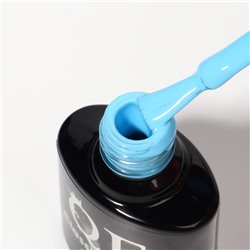 Гель лак для ногтей, однотонный, трехфазный, 8 мл, LED/UV, голубой (58)