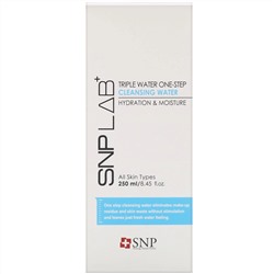 SNP, LAB+, Triple Water One-Step, очищающая вода, 250 мл (8,45 жидк. унции)