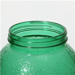 Диспенсер для напитков «Фреш», 4 л, 21×16×24 см, стекло, зелёный