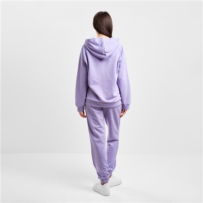Костюм женский (толстовка, брюки) MIST Love, размер 44-46, лиловый