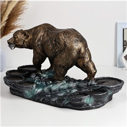 Подставка для бутылки «Медведь», 45×23×25 см, цветная