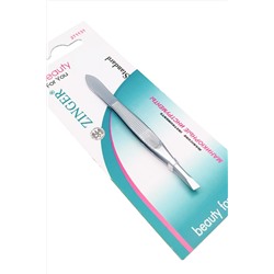 Zinger Пинцет для бровей прямой / Standard 86079 M, серебристый KRISTALLER, 1110416