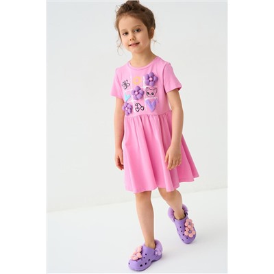 Платье трикотажное для девочек PLAYTODAY, 1240262