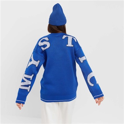 Джемпер женский MIST Knitwear, синий, размер 40-42