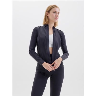 Рашгард женский на молнии MINAKU, чёрный, размер 46