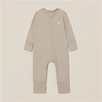 Набор комбинезонов 2 шт. SL HOME рост 74-80 см, бежевый, кофейный