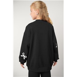 Свитшот оверсайз для девочки из футера трехнитки Happyfox