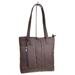 Женская сумка из искусственной кожи, цвет темная пудра