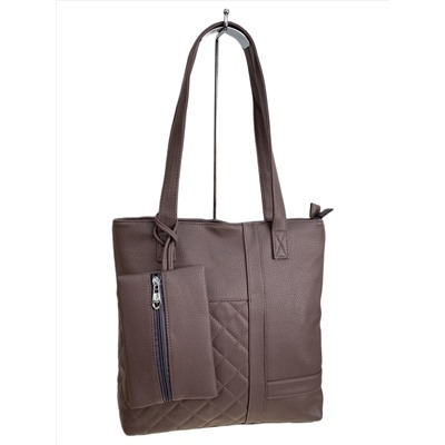 Женская сумка из искусственной кожи, цвет темная пудра