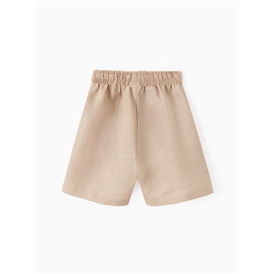 Шорты для мальчика, MINAKU, бежевые, рост 152 см