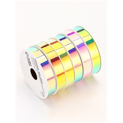 Лента упаковочная для декора и подарков, неон, 1.2 см × 5 м