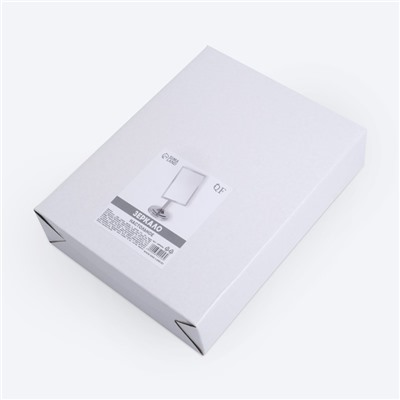 Зеркало настольное, зеркальная поверхность 13×16 см, серебристое