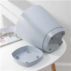 Горшок для цветов с прикорневым поливом Amsterdam, 8 л, d=25 см, h=24.4 см, серый