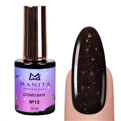 MANITA База для ногтей камуфлирующая с блестками №12 / Cosmo Base, 10 мл 23279