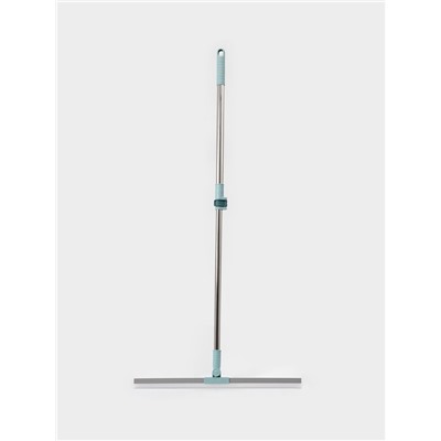 Водосгон для пола, силиконовый, поворотный сгон 49 см, черенок нержавеющая сталь 58-97 см