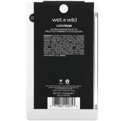 Wet n Wild, Color Icon, Call Me Sunshine, палитра теней из 10 оттенков,12 г (0,42 унции)