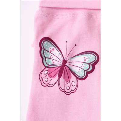 Брюки детские трикотажные для девочек, 2 пары в комплекте PLAYTODAY, 1240129