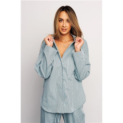 Костюм с брюками с рубашкой 394BLU НАТАЛИ, 1063208